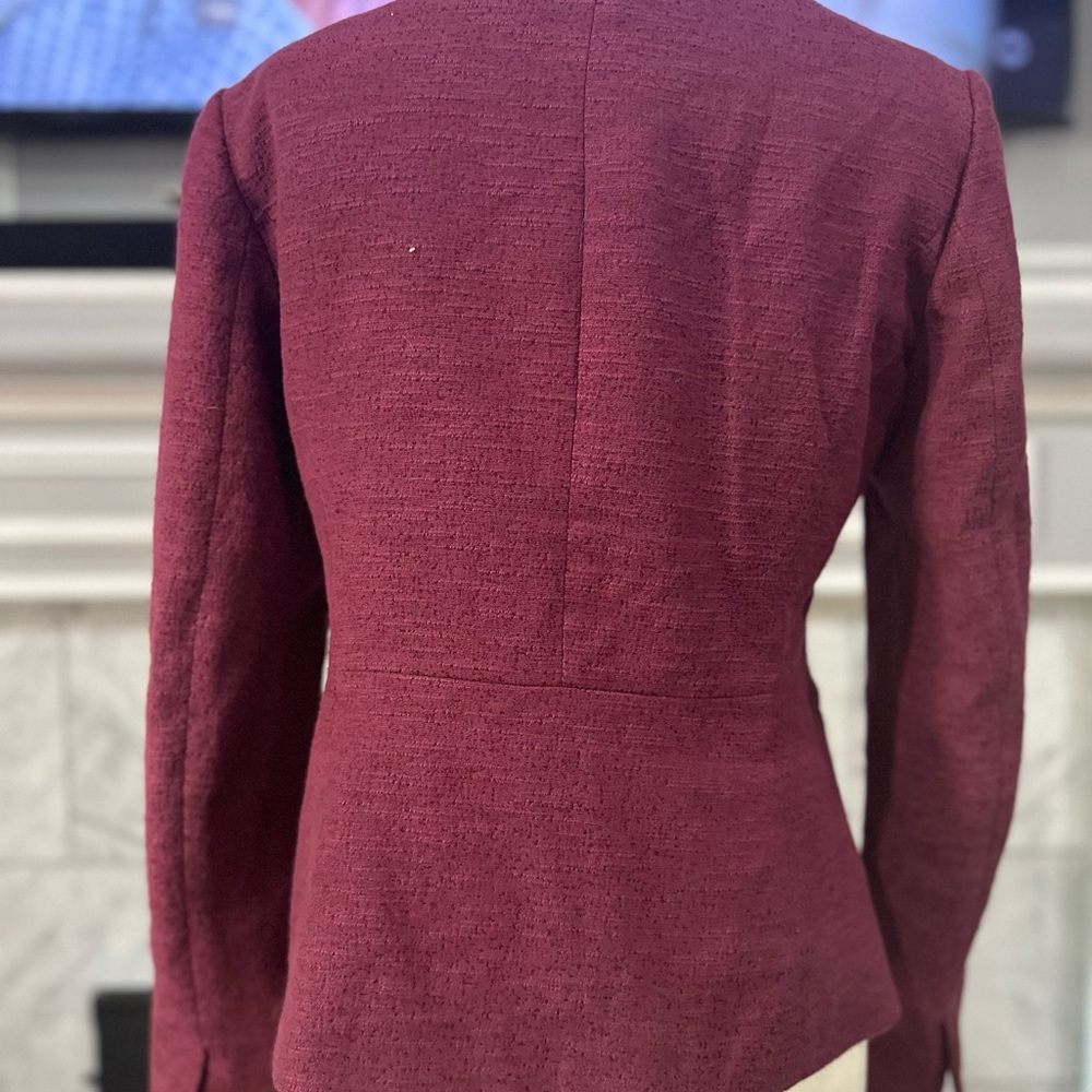 Loft Textured Single Button Blazer - image 4